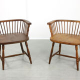 Antique Winsdor low back Chairs, set of 2