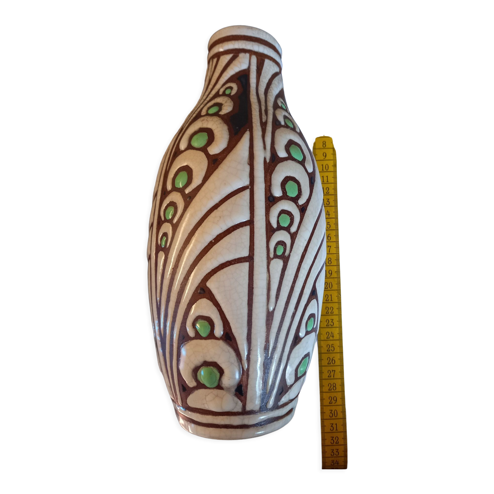 Charles Catteau ceramic vase