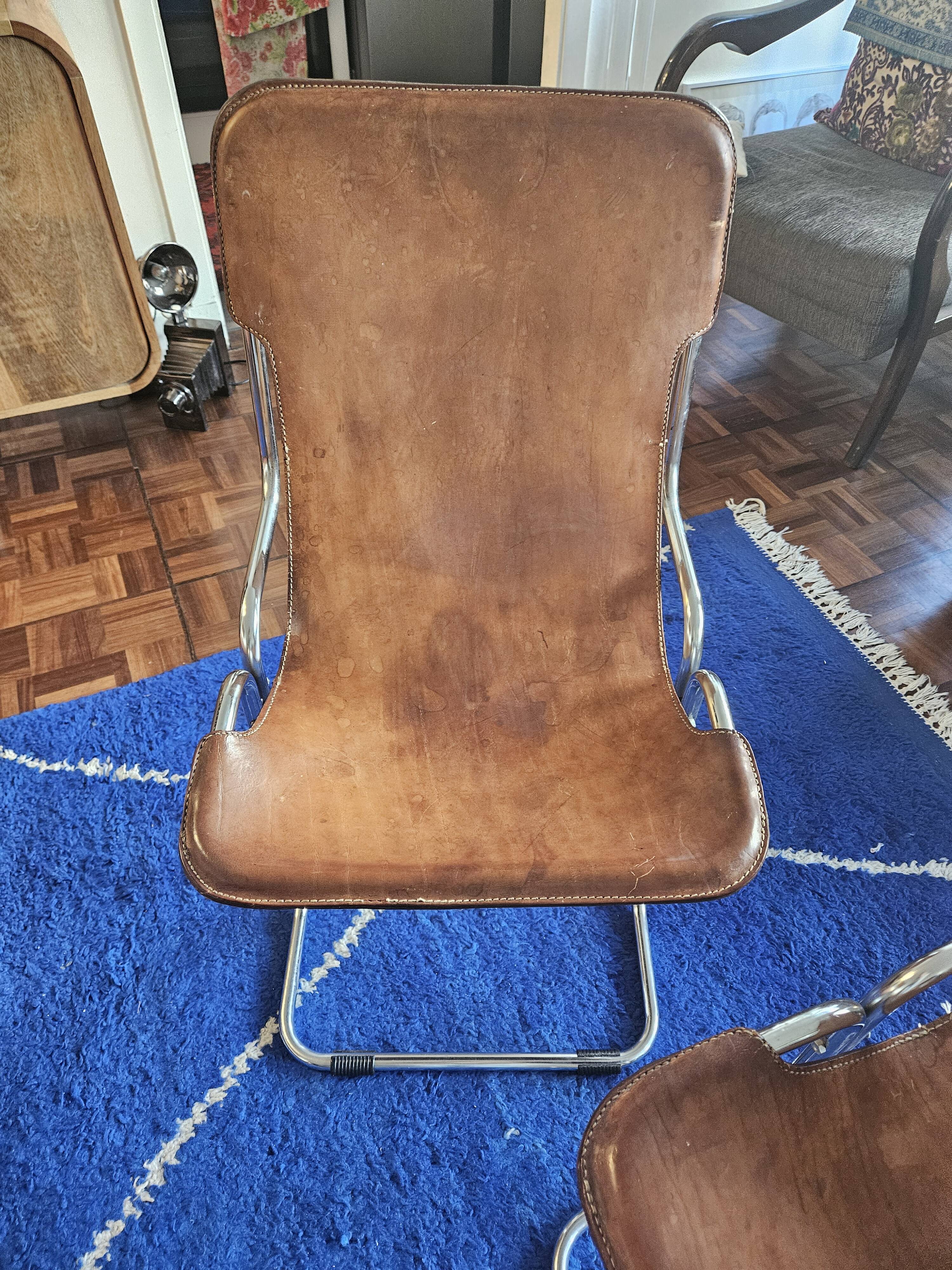 Paire de chaises modèle "calla" par antonio ari colombo pour arflex