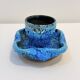 Fat Lava Ceramic Egg Cup Glacier Enamels - Atelier du Cyclope