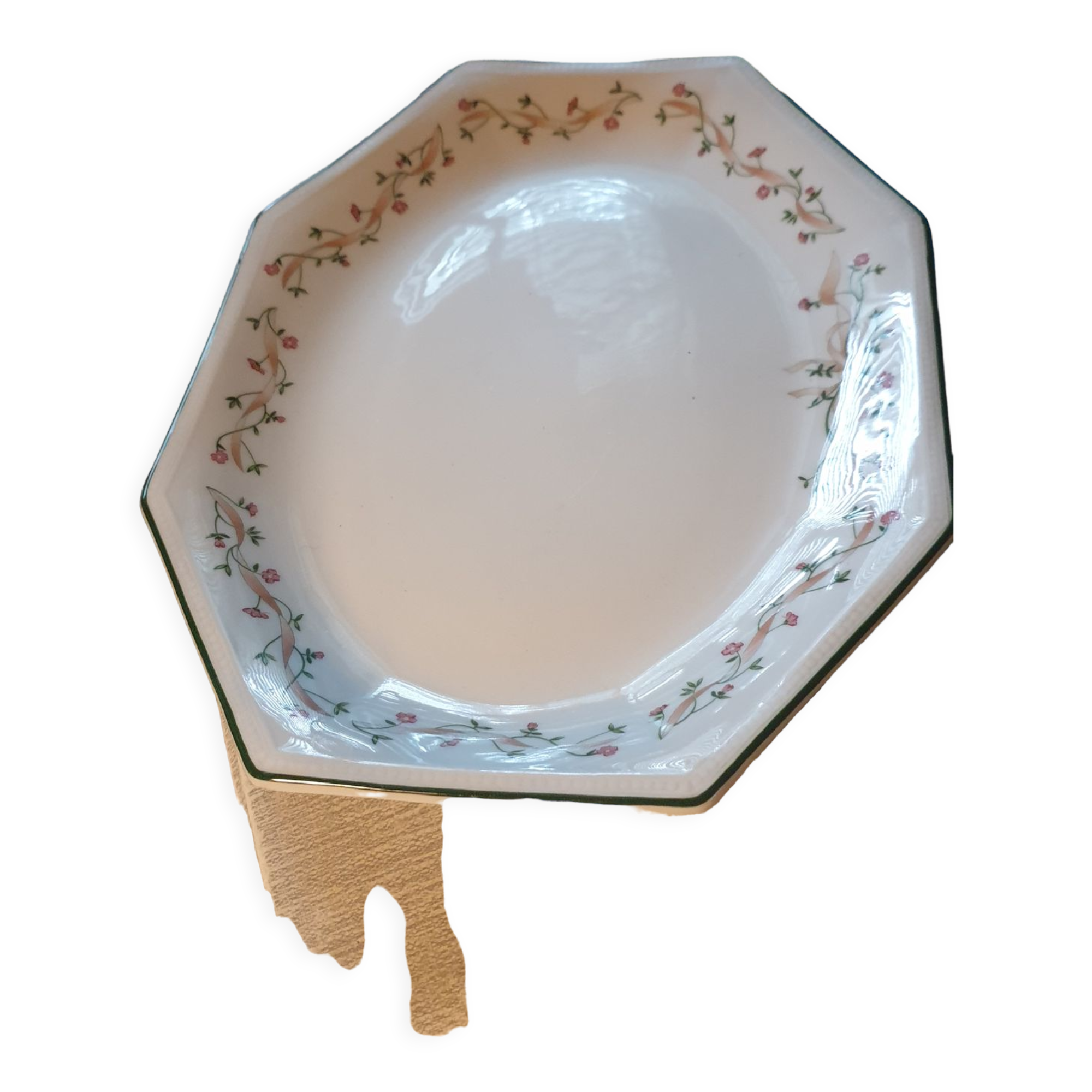 Johnson Brothers 1980s "Eternal Beau" octagonal design