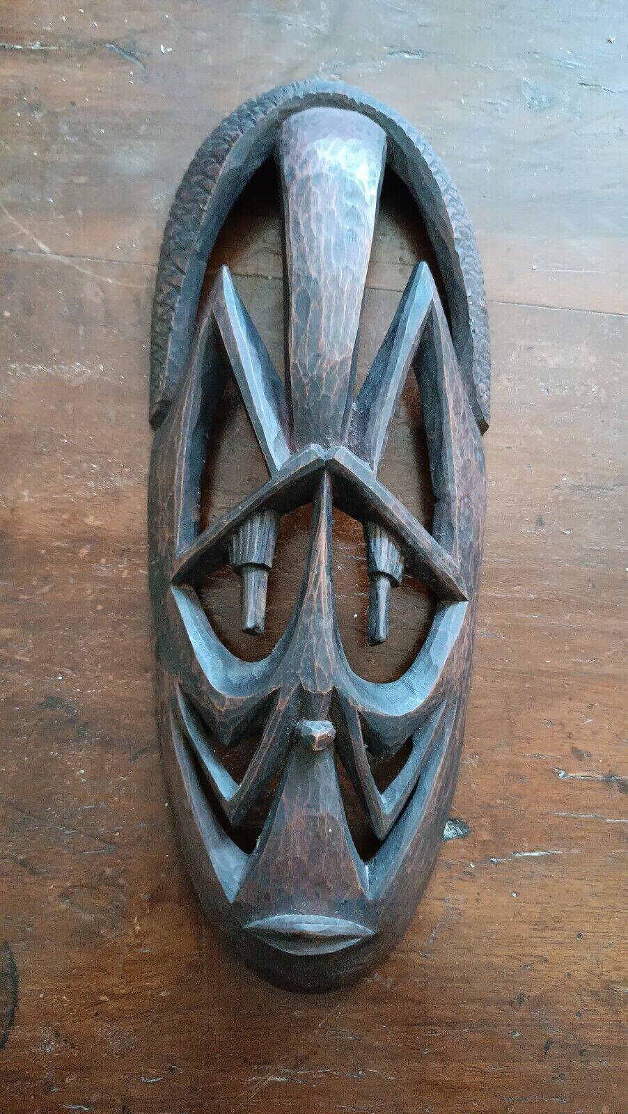 Vintage African wooden mask