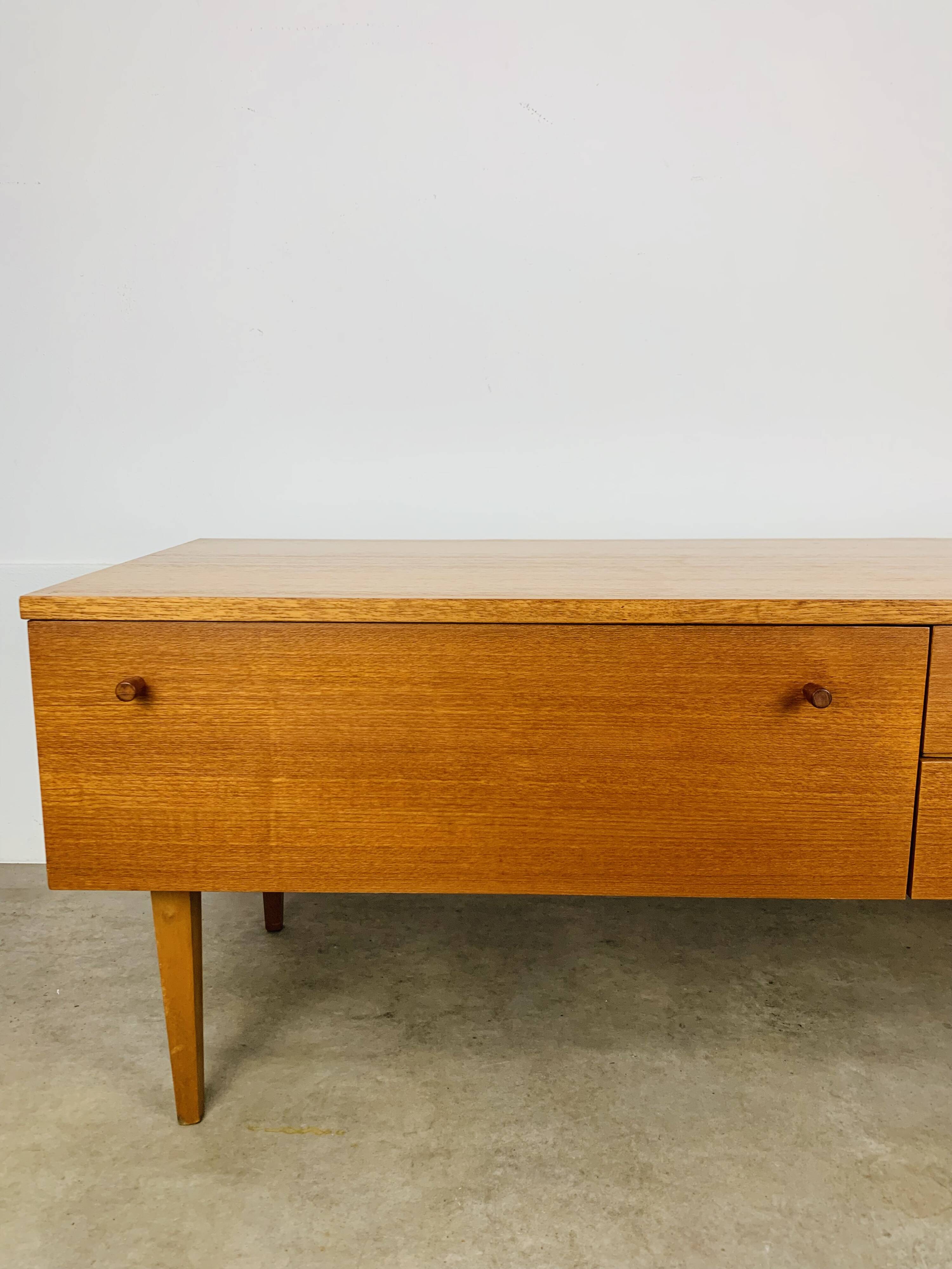 Vintage Scandinavian teak sideboard from the 1960s, TV stand