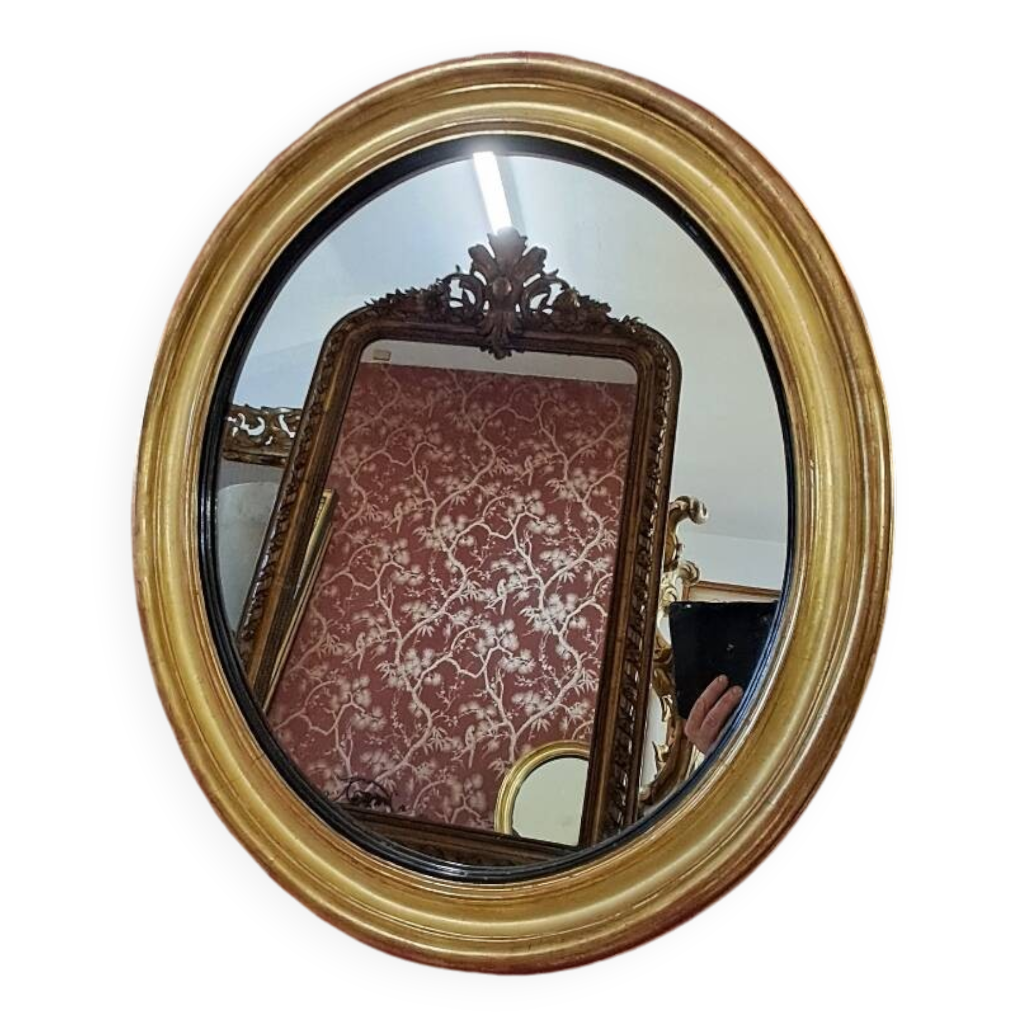 Oval mirror 65 x 56