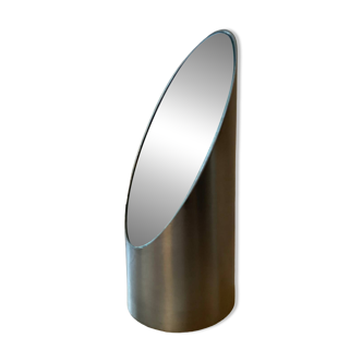 Miroir Lipstick à poser en aluminium brossé