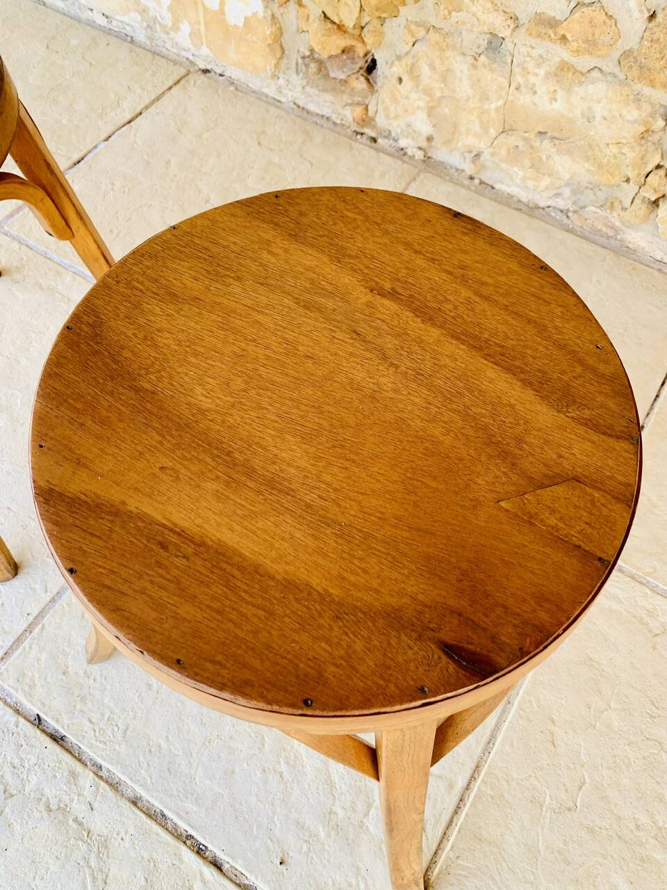 Pair of Vintage Baumann Stools, Model 92, Circa 50s/60s