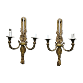Pairs of Louis XVI-style bronze wall light
