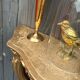 Golden wall console, baroque style