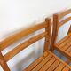 Pair of vintage pine chairs from the 70s