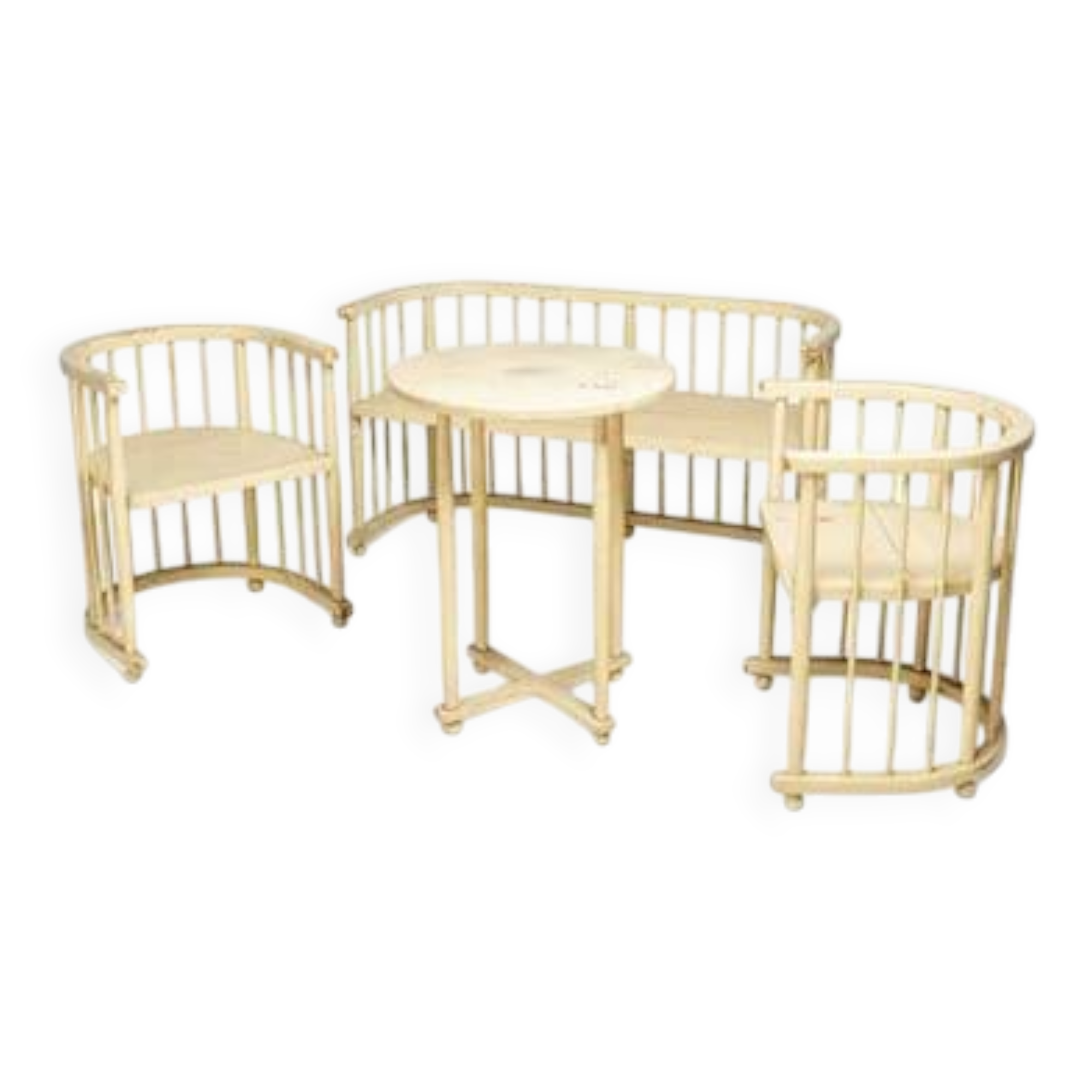 Rare Central European Functionalist seating group, circa 1920s