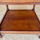 Art Deco Console with 3 levels, turned wood "Faux Bamboo", circa 1930s.
