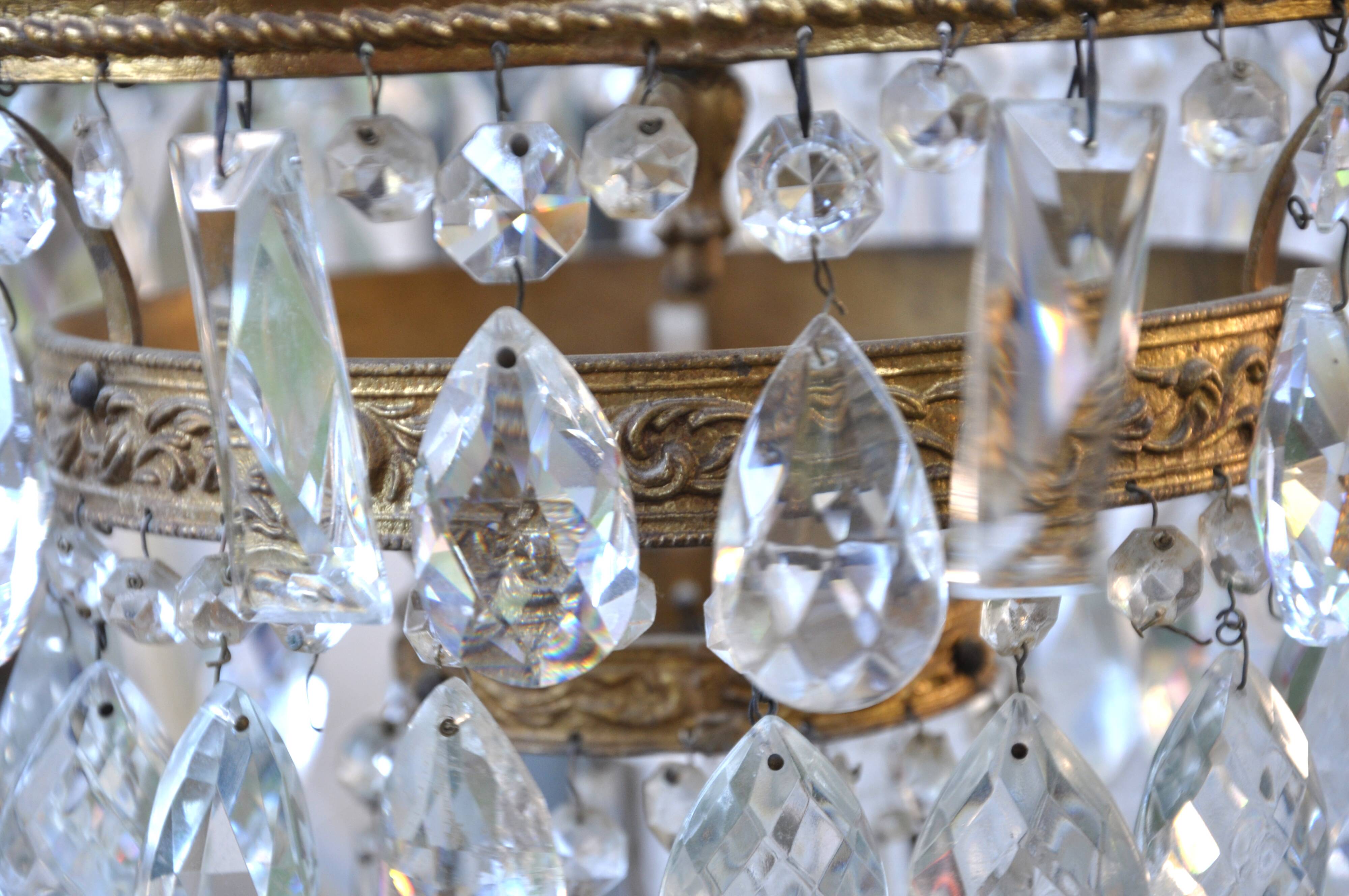 Lustre ancien Montgolfiere
