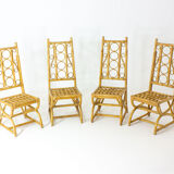 Tropical vintage bamboo chairs