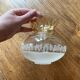 3 glass chandelier shades, antique, vintage