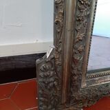 Miroir ancien en bois doré 125x80cm