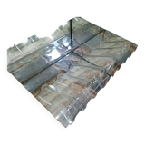 Vintage hidden bar coffee table by Paul michel in ash wood, 1970s