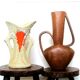 Vase fat lava style Vallauris 1970