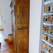 19th century solid cherry wardrobe