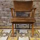 Fauteuil de bureau LÜBKE 1970 vintage