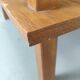 Wooden coffee table with top