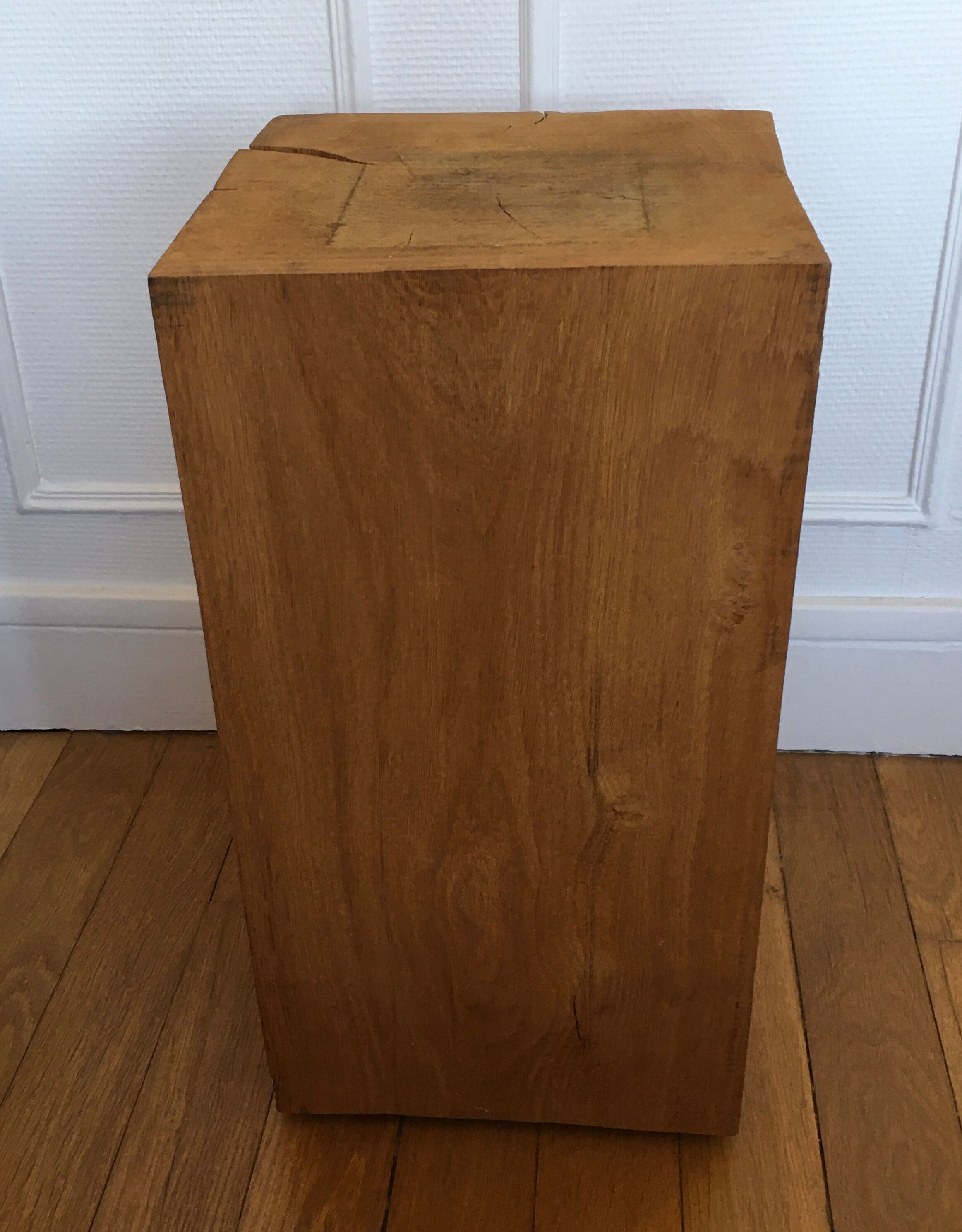 Merlin solid oak sofa end