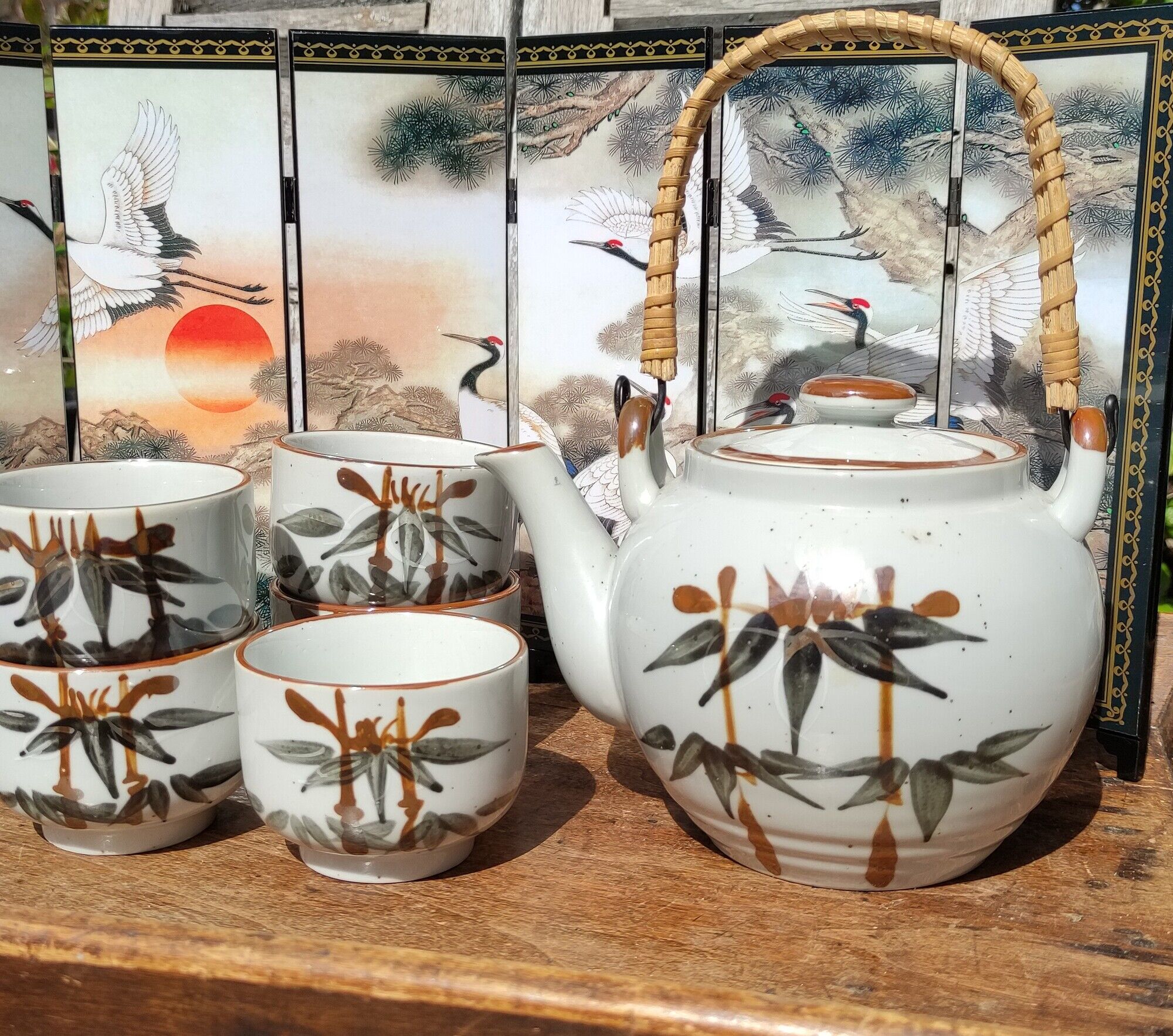 Asian tea or coffee service