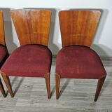 Art Deco Style Dining Chairs by Jindrich Halabala