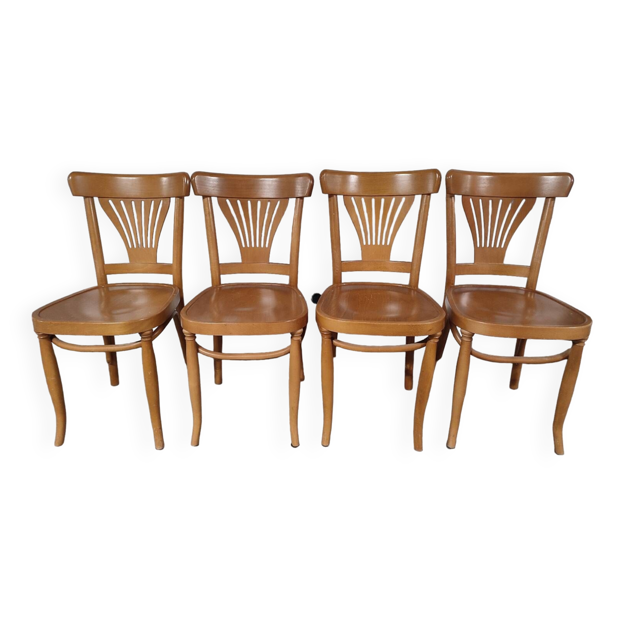 4 vintage bistro chairs