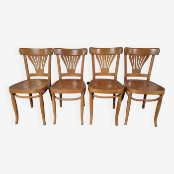 4 chaises bistrot vintage