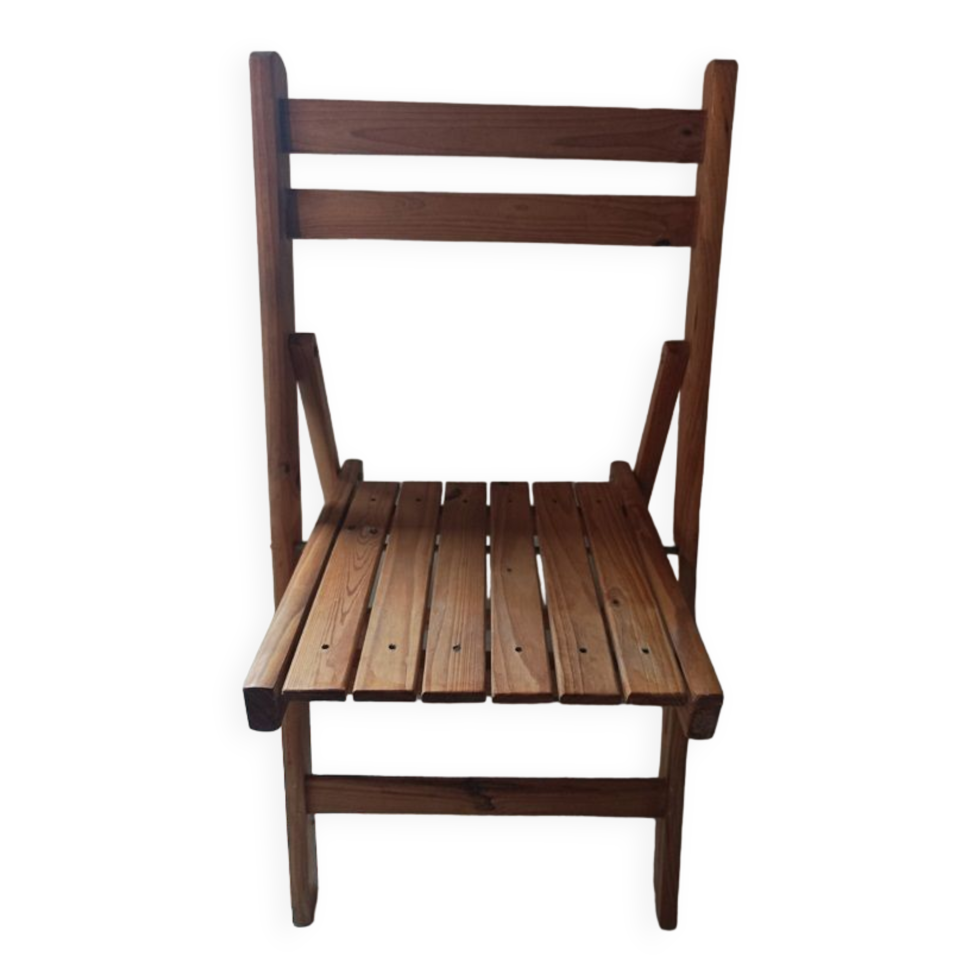 Folding chair in solid wood