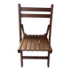 Folding chair in solid wood