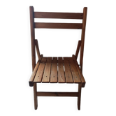 Folding chair in solid wood