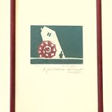 Painting by Michel COLIN (1934) Lithograph No. 6/15 Abstract composition 1970