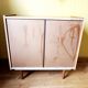 Commode vintage pieds compas 1960