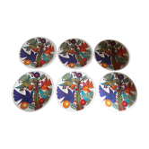 6 plates Acapulco Villeroy and Boch