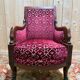 Fauteuil - Bergère époque Empire en acajou