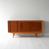1950s/60s teak and oak Scandinavian sideboard