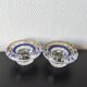 Pair of crystal candle holders, Cristal d'Arques model J. Durand 1980.