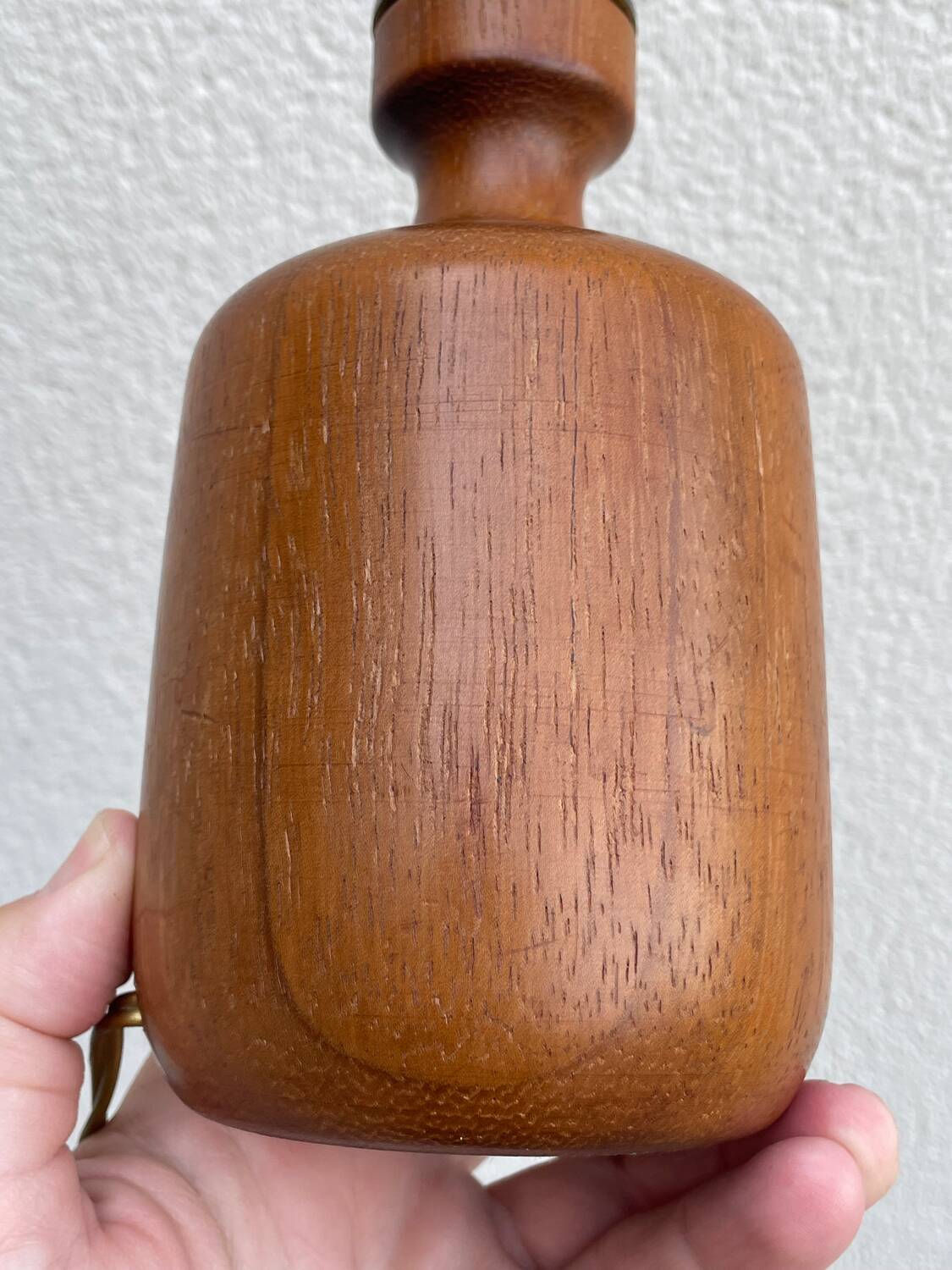 Vintage Danish teak lamp 60's