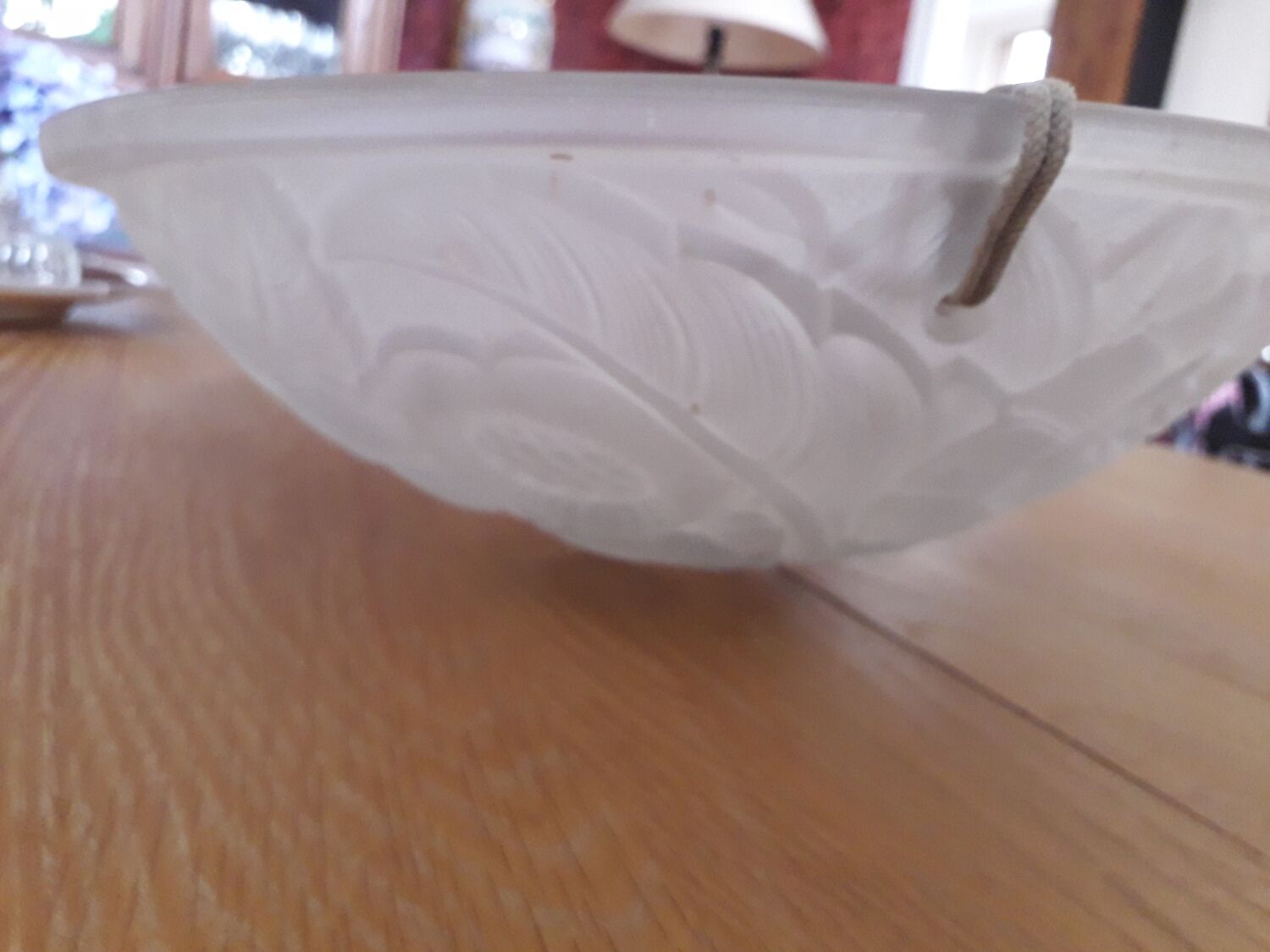 Art Deco globe pendant light 1900