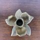 Brass Flower Candle Holder, 1970