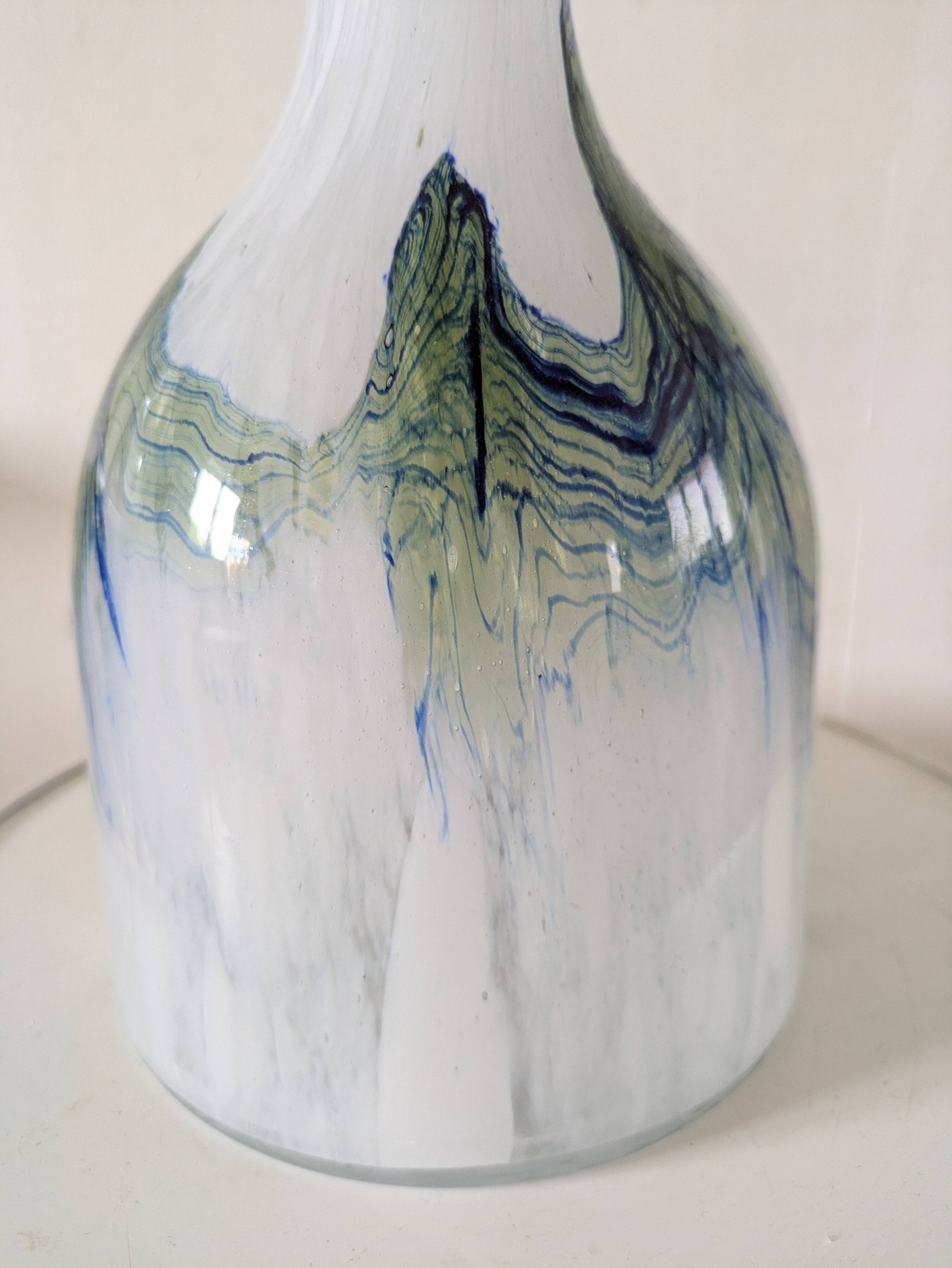 Large Murano glass vase, 70s design