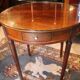 Solid walnut mahogany side table
