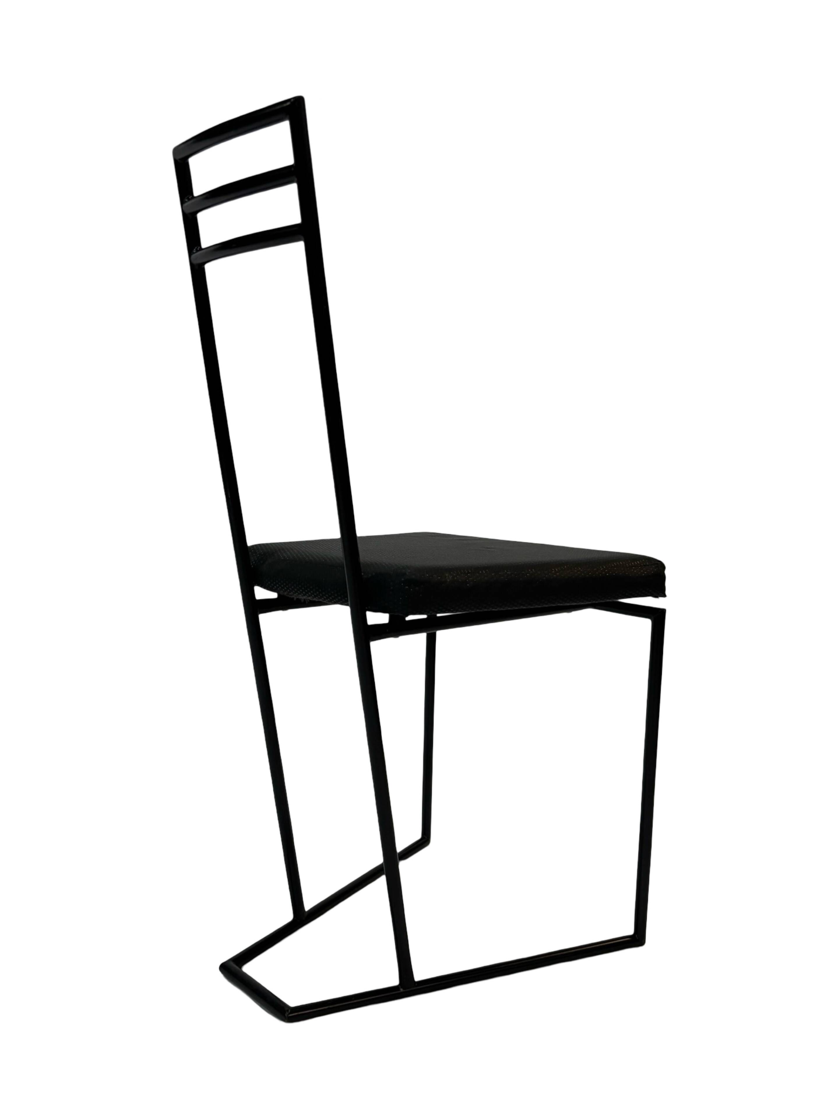 Vintage chair minimalist design 80's