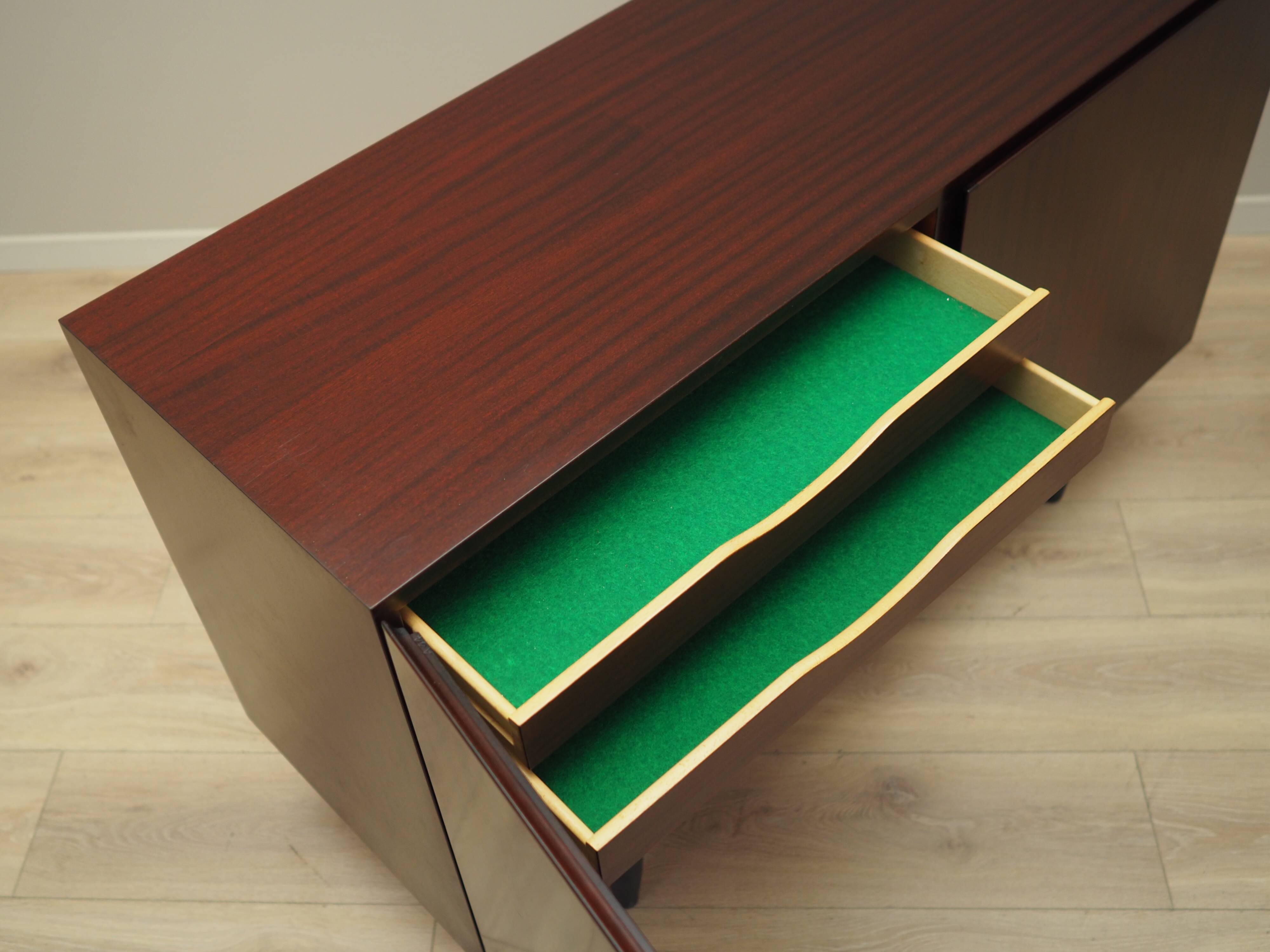 Mahogany cabinet, Danish design, 1970s, manufactured by Omann Jun
