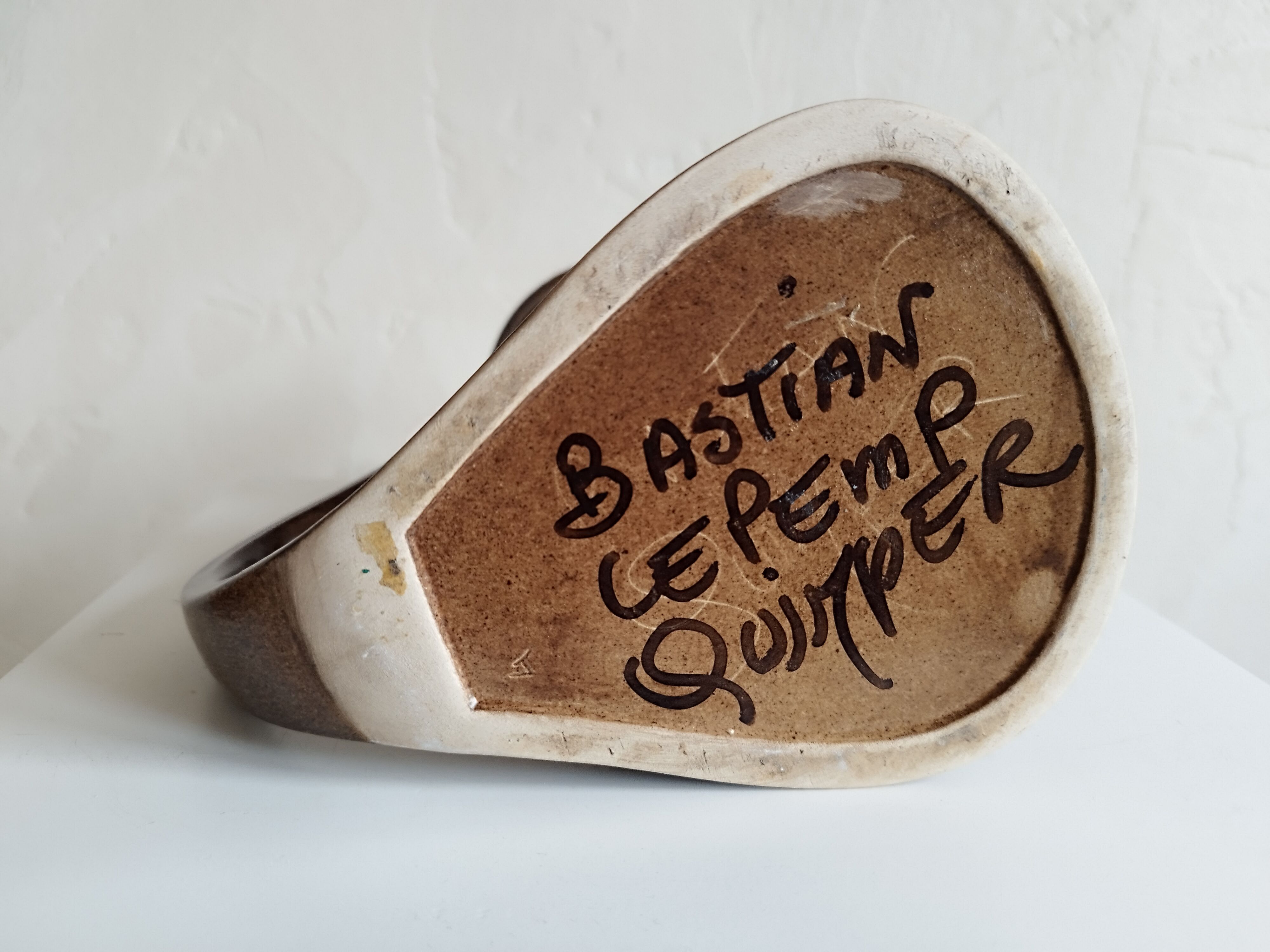 Bougeoir en grès Bastian Le Pemp Quimper