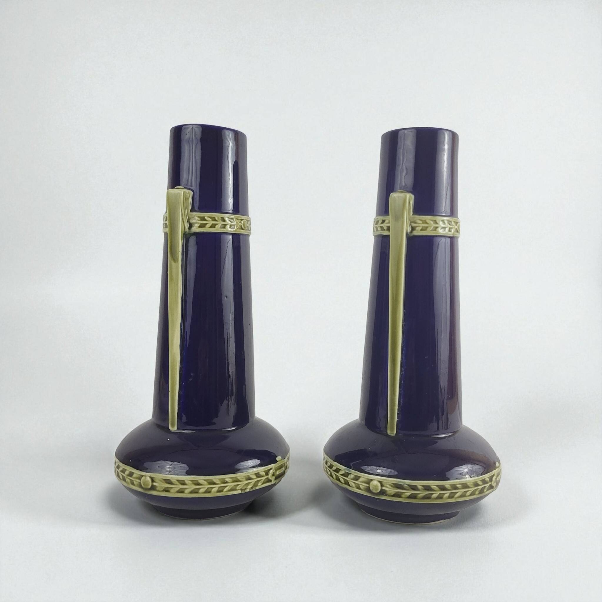Art Nouveau Vases by G. De Bruyn