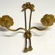 Antique Pair of 2-Light Wall Lights - Gilt Bronze - Louis XVI Style Knot