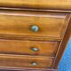 Louis Philippe wooden chest of drawers with 3 drawers