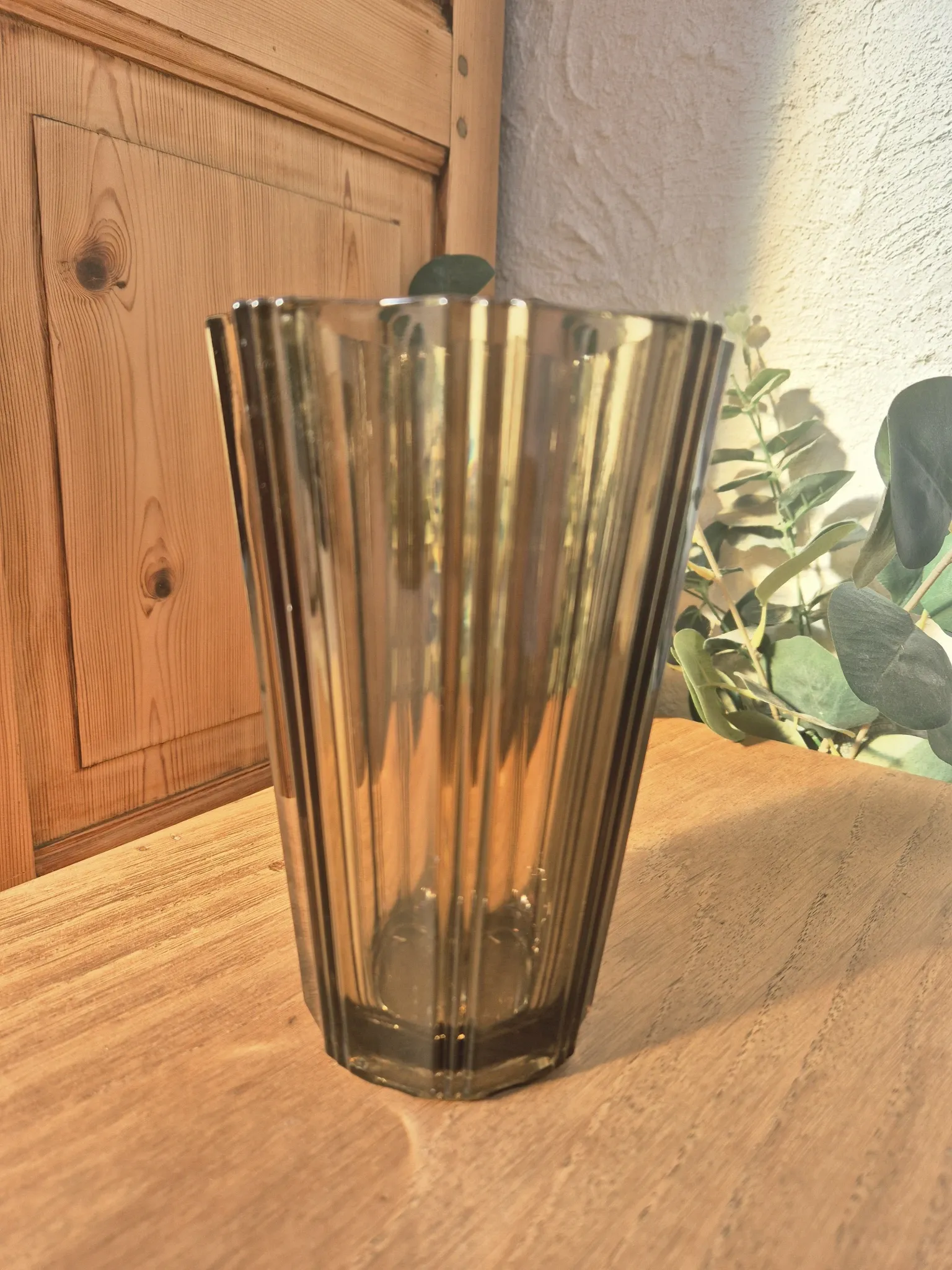 Draped vintage vase